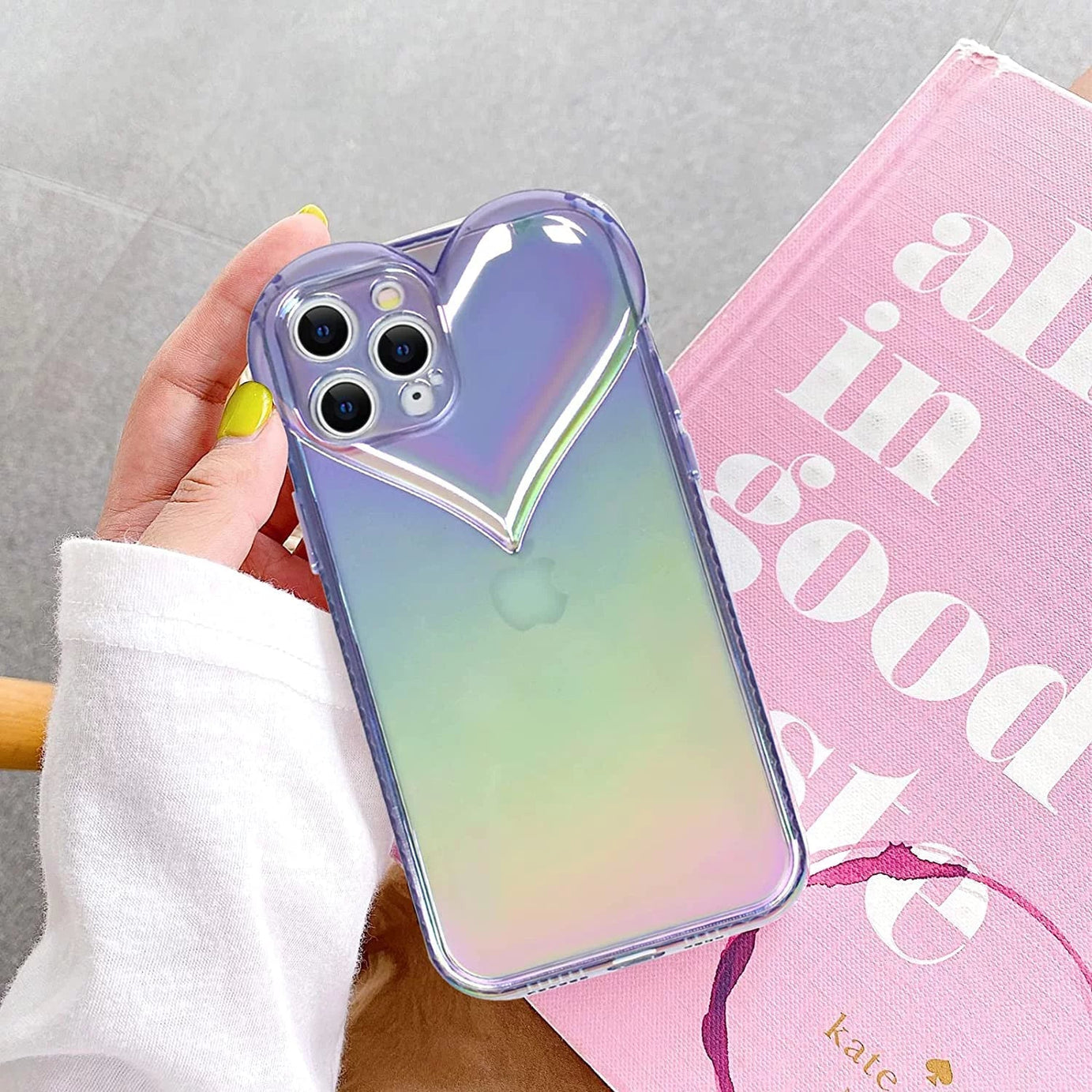 Holographic Heart Case