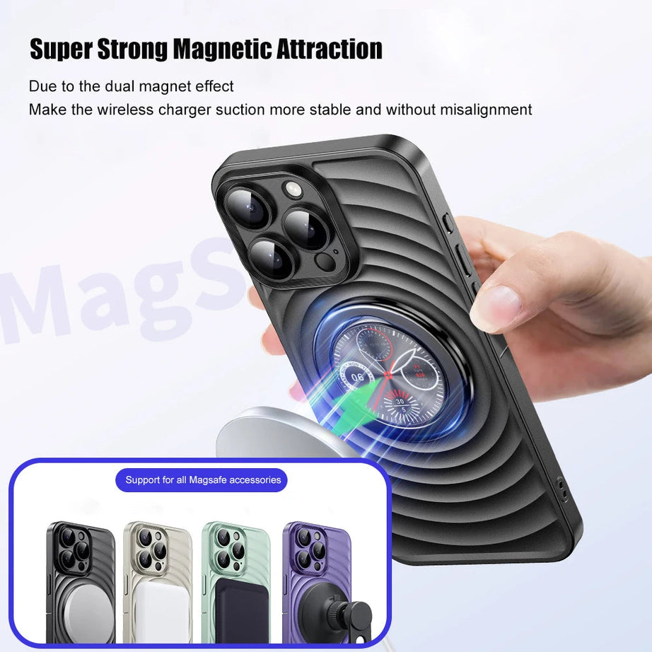 MaxWave Shockproof Textured PC Phone Case