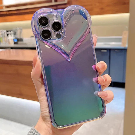 Holographic Heart Case
