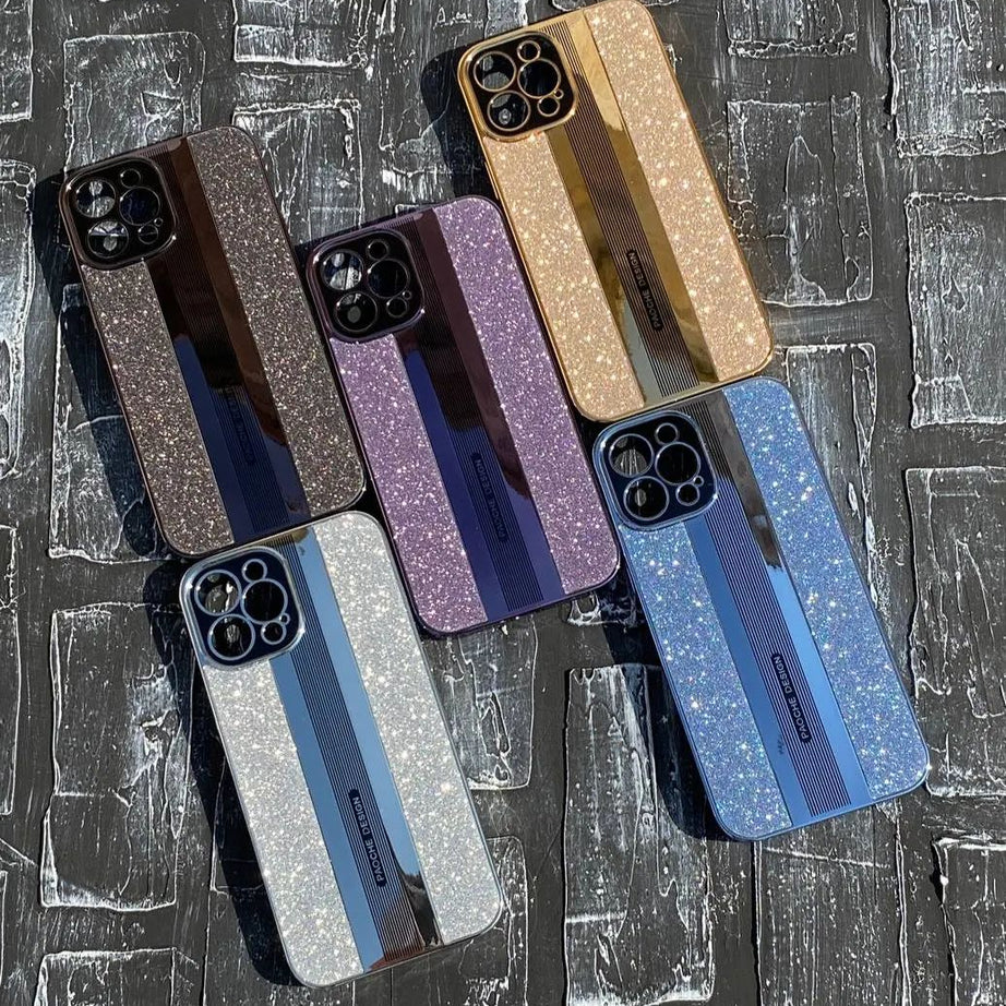 iPhone All Model Cover-Premium Quality Fashion Electroplating Shine Phone Case