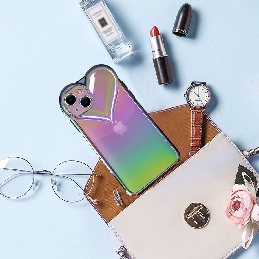 Holographic Heart Case